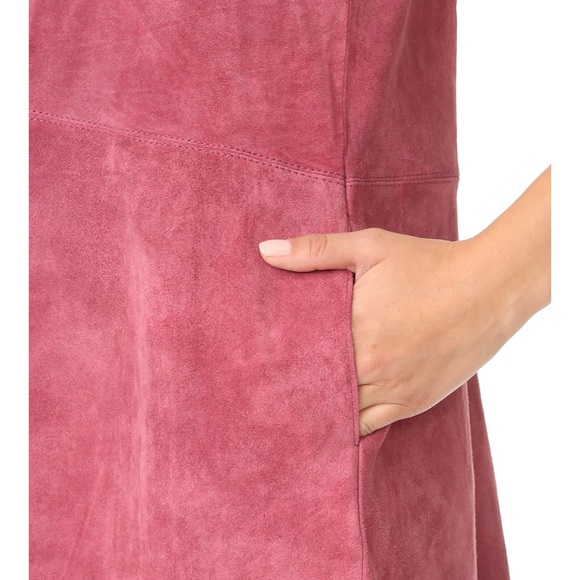 Free People Retro Love Suede Dress - Rose - Picture 5 of 5